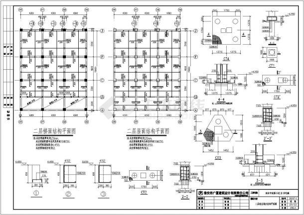 某高层剪力墙结构商品房设计cad全套结构施工图（含设计说明）-图一
