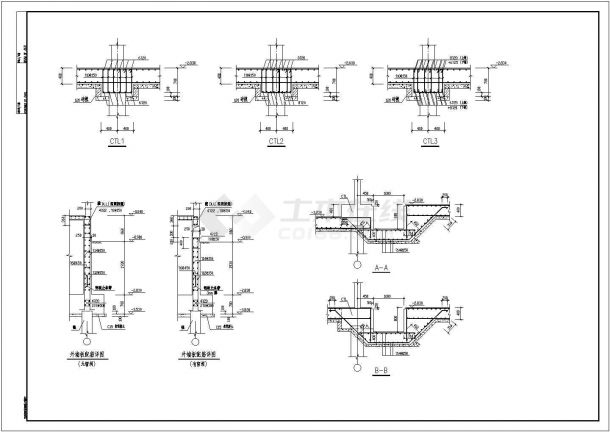 某剪力墙结构高档大厦设计cad全套结构施工图-图二