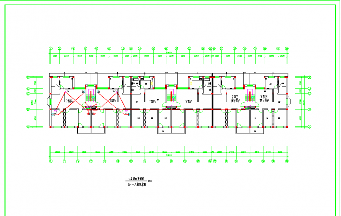 某地多层住宅电气设计施工图CAD图纸_图1