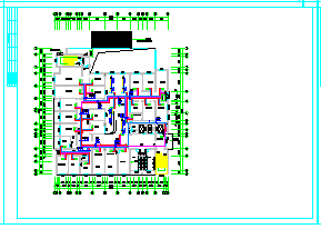 医院住院门诊综合大楼空调系统cad施工图（地源热泵）-图二