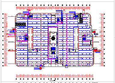 商场给排水和消防设计全套cad施工图-图二
