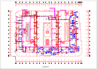 商场给排水和消防设计全套cad施工图