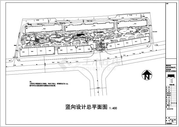 江南小区某住宅规划CAD参考图-图二