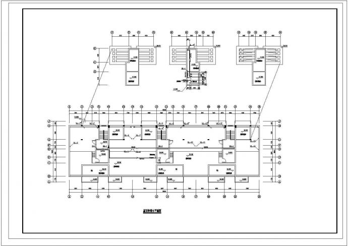 某十一层住宅给排水施工CAD图纸设计_图1