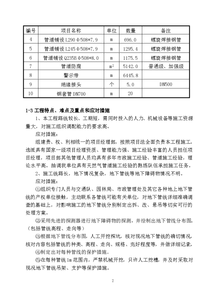 卢沟桥调压站进出线天然气工程施工组织设计-图二