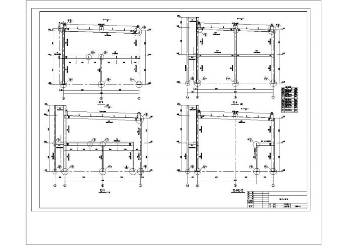某售楼部钢结构设计施工图_图1