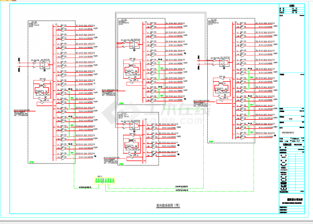 某地某高档住宅电气系统图CAD图纸-图二