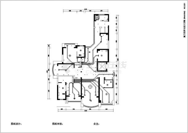 某高档住宅小区毛细管空调系统全套施工CAD图纸-图一