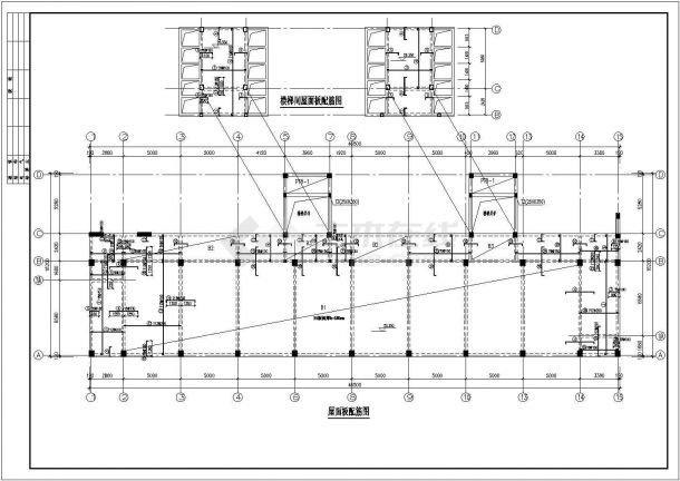 某砖混结构多层教学楼设计cad全套建筑施工图（含结构设计，含设计说明）-图一