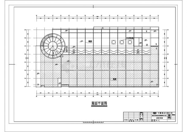 十二层亨哈食品厂房办公楼建筑施工cad图，共二十八张-图二