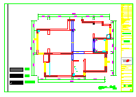 北欧风格两室两厅105㎡住宅装修施工图（含效果图）_图1