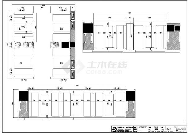 江西省南昌市辣戏火锅连锁装修设计CAD图纸-图一