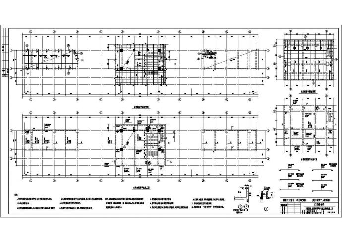 某剪力墙结构小高层医院门诊综合楼设计cad全套结构施工图_图1