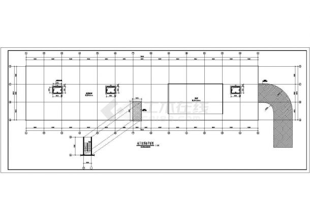 某小区框架结构地下车库设计cad全套结构施工图-图一