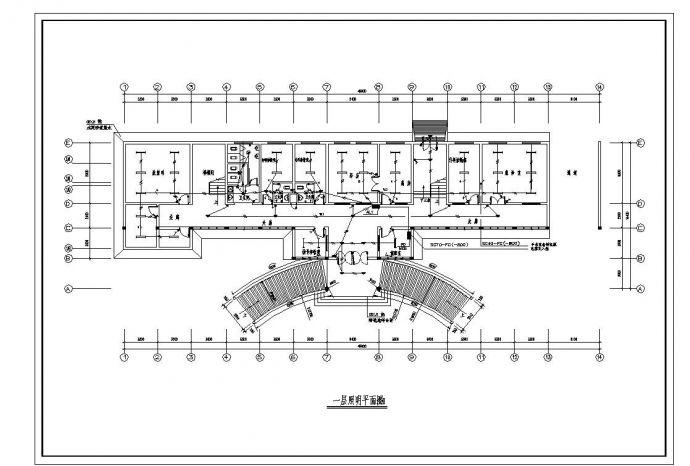 某医院电气设计CAD方案图_图1