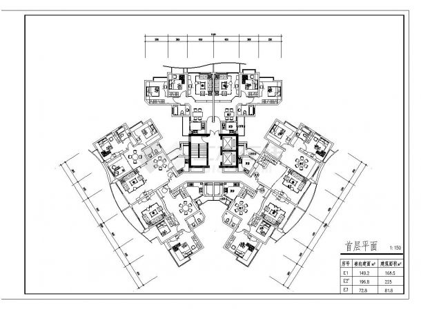 高层小高层点式户型异型