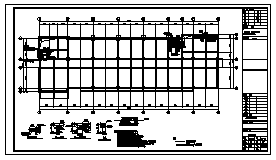 某六层实验室梁板加固施工cad图_实验室施工-图一