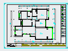 欧式风格四室两厅145㎡住宅装修施工图（全）-图一
