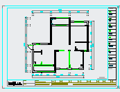 欧式-两室两厅住宅装修施工图（全）_图1