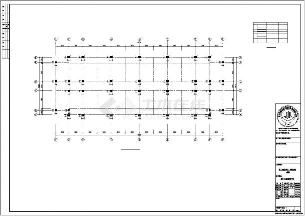 贵阳市红花岗区某技工学校6层框架结构宿舍楼全套结构设计CAD图纸-图二