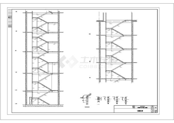 长春市长阳西路某14层框架剪力墙结构办公楼全套结构设计CAD图纸-图一