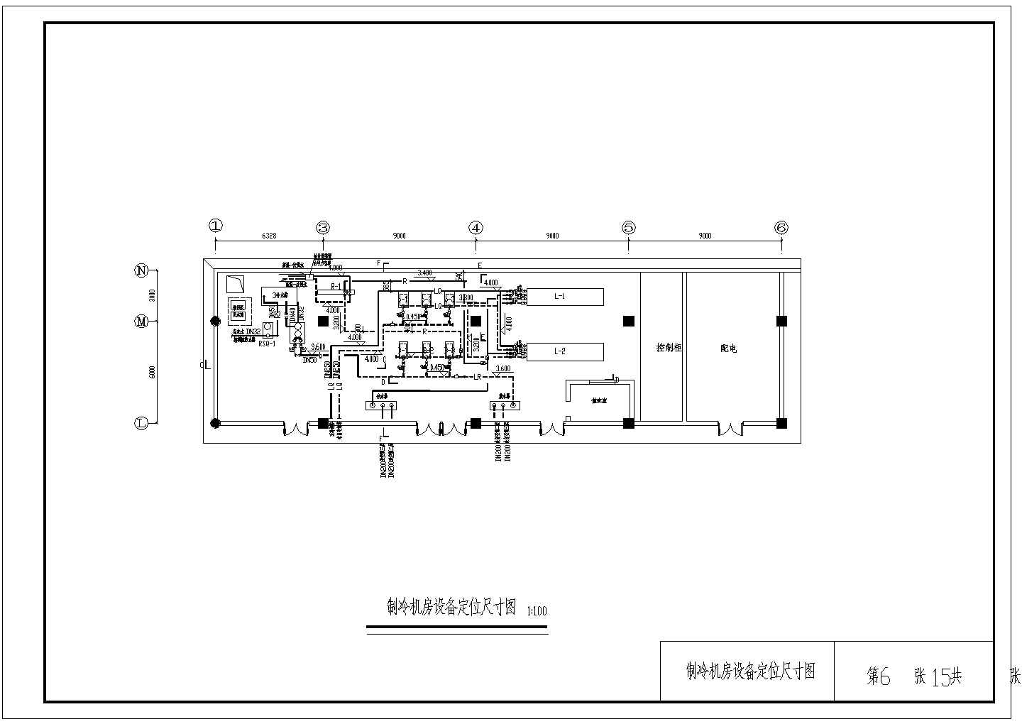 商场吊顶式空调器商场中央空调全套建筑cad平面施工设计图