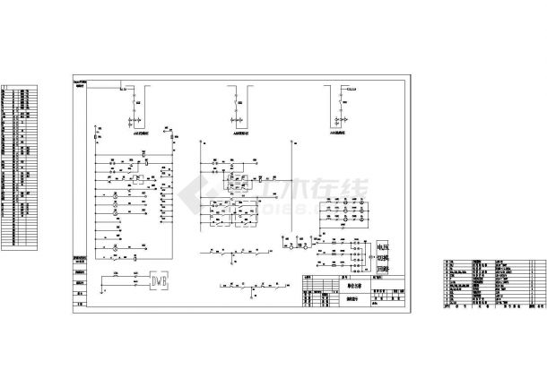 【苏州】某开发区化工园公司厂房全套电气施工设计cad图纸-图二