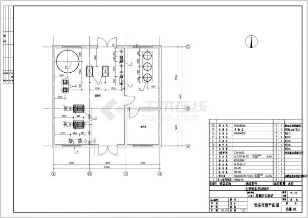 【苏州】某换热站全套管道系统cad平面施工设计图纸-图二