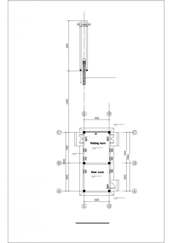 [湖南]飞机机轮工业生产厂房给排水施工图纸（中英文对照）_图1