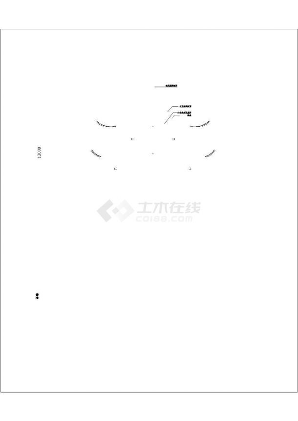 苍溪县红军渡风景区景观亭全套建筑结构施工图（含设计说明，18张图）-图二