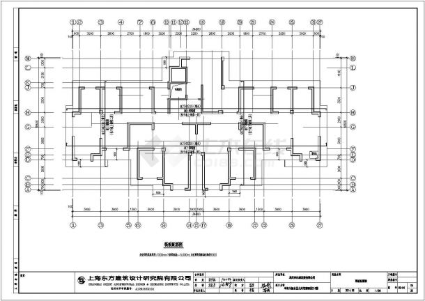 某30层剪力墙结构花园住宅区高楼设计cad全套结构施工图（含设计说明）-图二