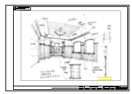 现代欧式住宅装修设计CAD施工图附手绘图-图二
