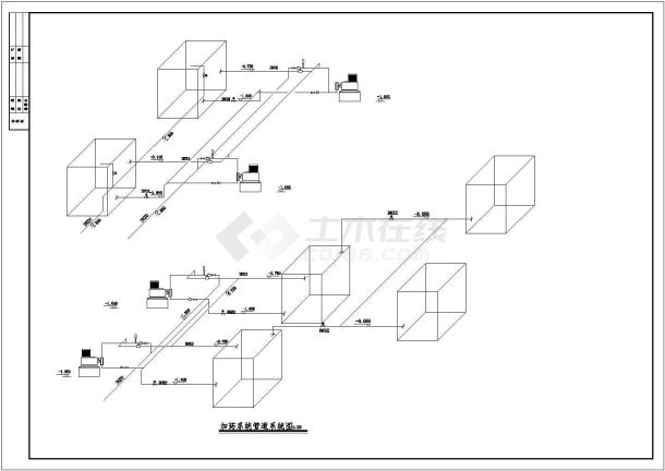 西安市周至县某水厂给水水源扩建工程全套设计CAD图纸-图二