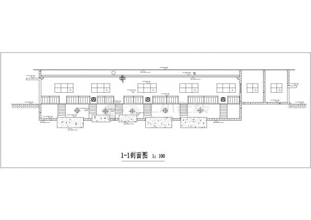 长春市某大型自来水厂给水泵站平面设计CAD图纸-图二