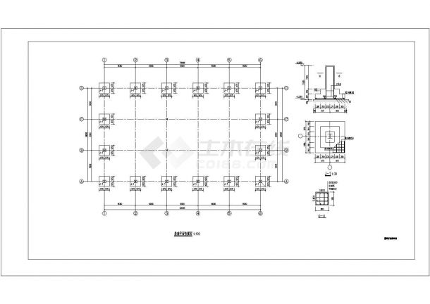 18米单跨门式刚架全套结构施工图（含结构设计说明）-图二