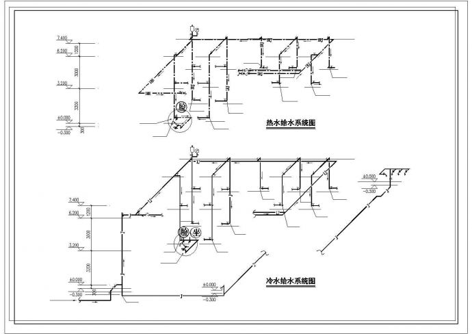 [广东]二层宿舍楼给排水施工图（含设计说明）_图1