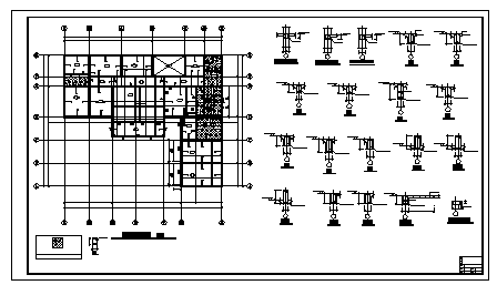 [河北]2层砌体结构别墅结构cad设计施工图（含建筑图）