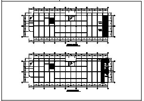 办公楼设计_某六层框架结构办公楼屋面梁板粘贴碳纤维加固设计cad图纸-图二