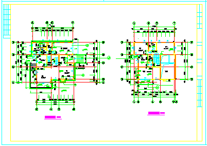 3层独栋别墅砖混结构cad设计施工图-图一