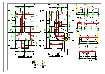 某5层小型住宅砖混结构cad设计施工图-图二