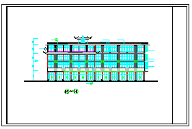 某仿古华丽宫建筑cad设计方案图