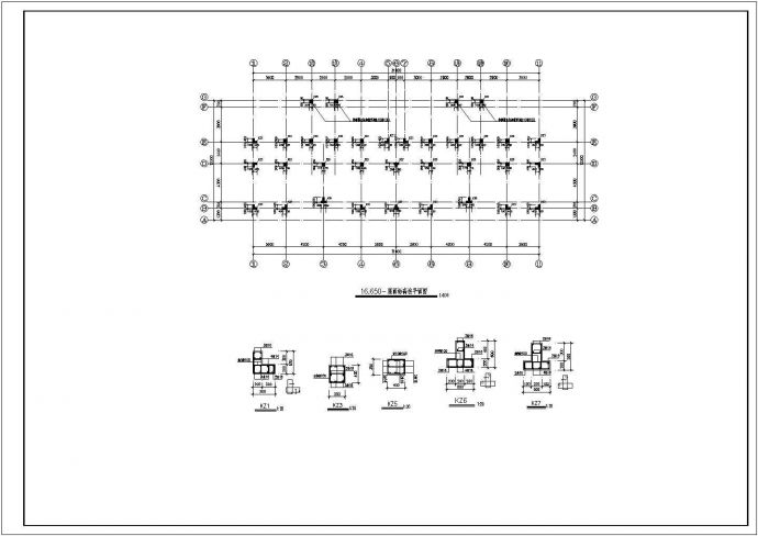 某小区多层轻钢结构住宅楼设计cad详细结构施工图_图1