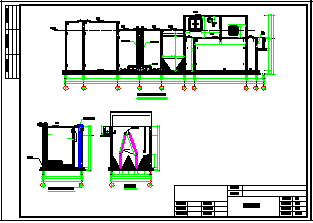 [海南]某果汁加工厂污水处理站安装cad设计图-图一