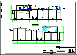 [海南]某果汁加工厂污水处理站安装cad设计图-图二