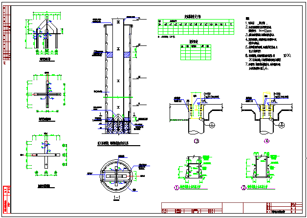 某钢管混凝土柱定位器大样(图集)节点构造详图_图1
