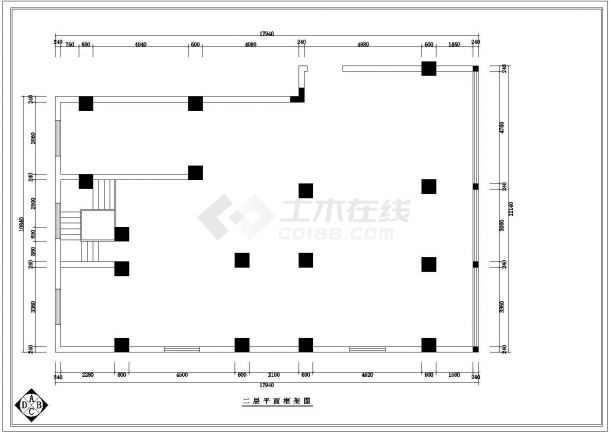 佐登妮丝株洲店装修施工CAD图-图一