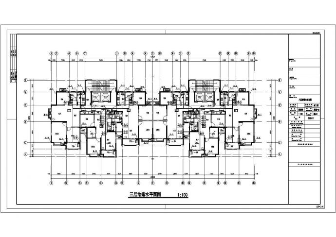 安徽30层一类住宅建筑给排水施工图纸_图1