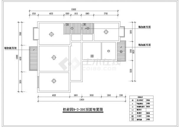 某小区简约住宅室内CAD施工图-图二
