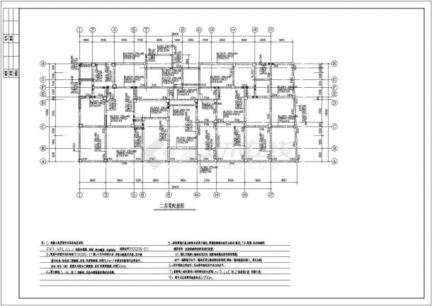 某地11层框架剪力墙小高层住宅结构施工全套设计图-图一