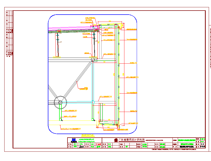 某地铝单板檐口构件节点图CAD图纸